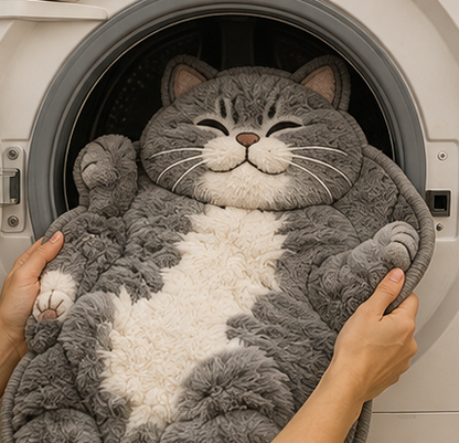 Cute Cat-Shaped Anti-Skid Cushioned Rug