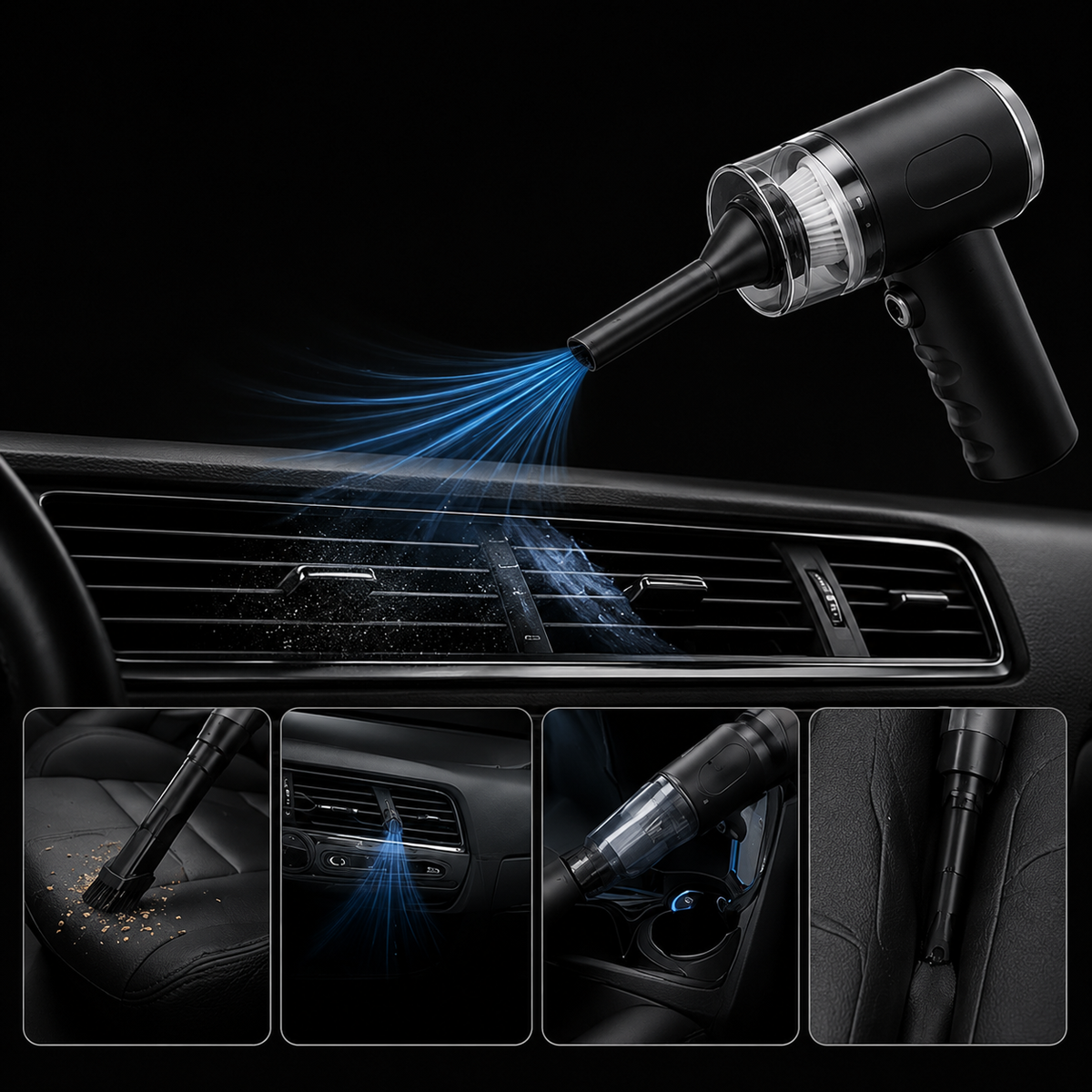 Cordless High-Power Car Vacuum Cleaner