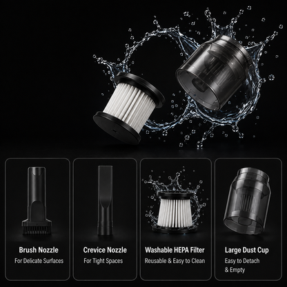 Cordless High-Power Car Vacuum Cleaner