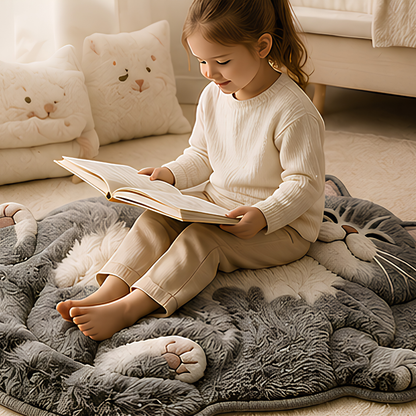 Cute Cat-Shaped Anti-Skid Cushioned Rug