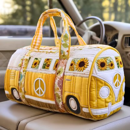 Spacious Quilted Travel Duffle Bag
