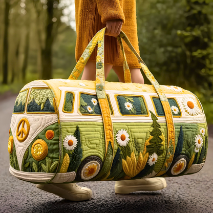 Spacious Quilted Travel Duffle Bag