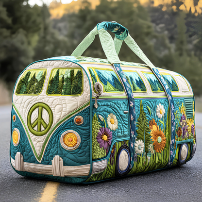Spacious Quilted Travel Duffle Bag