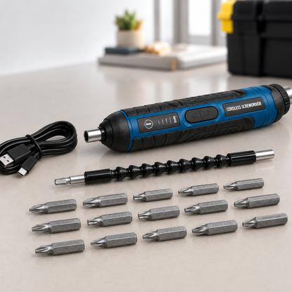 Cordless Rechargeable Electric DIY Screwdriver